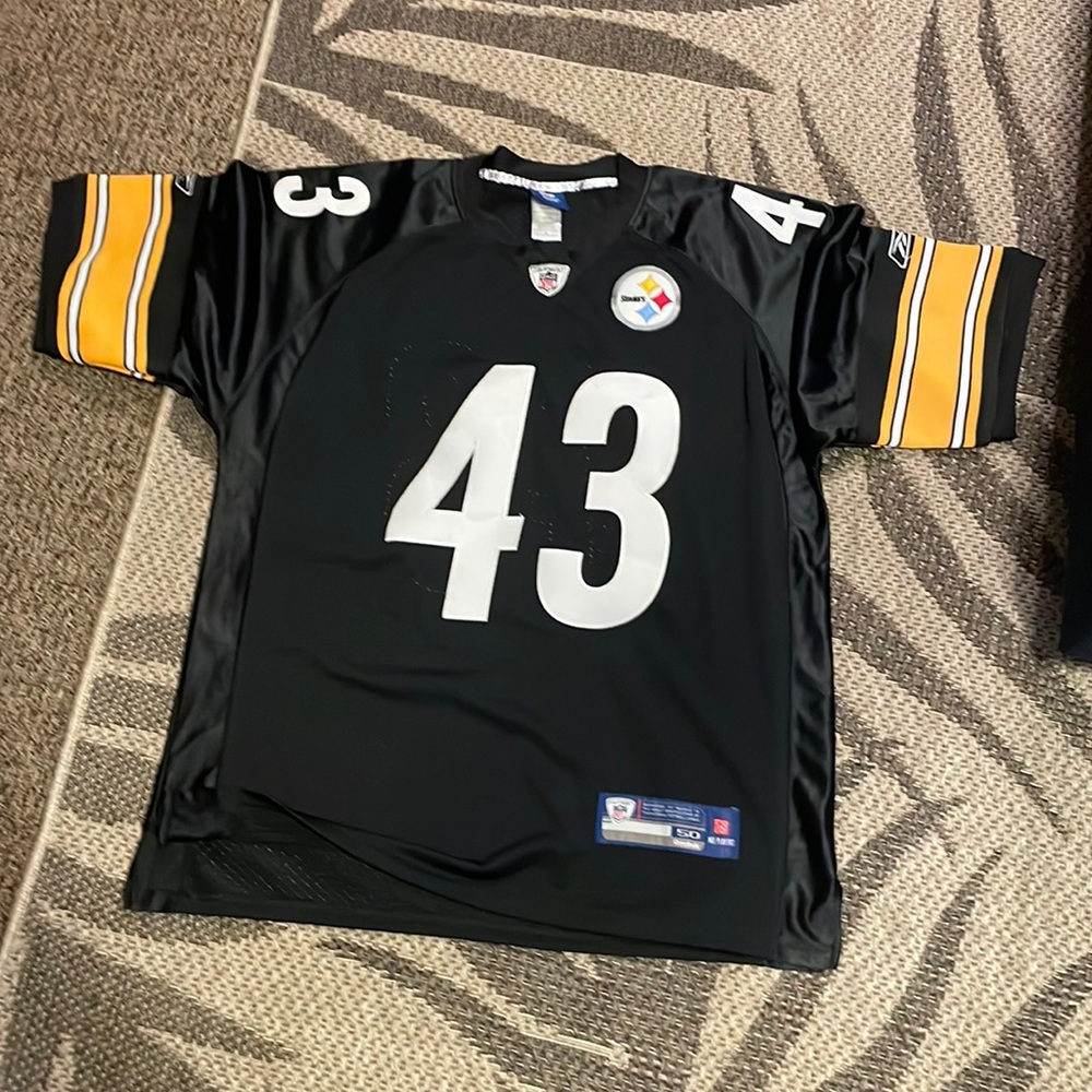 Reebok Onfield Pittsburg Steelers Jersey #43 Troy Polanski